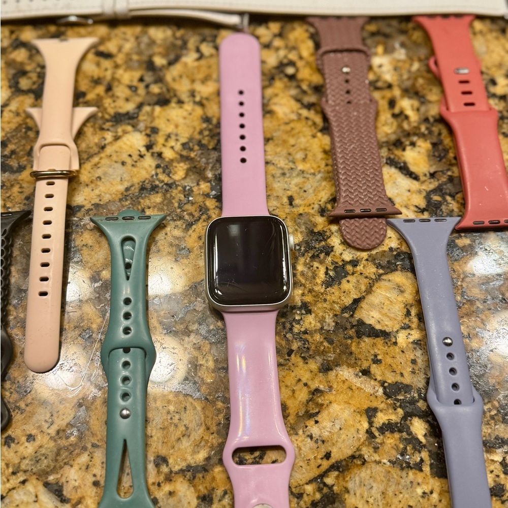 Smartwatch with Pink Band